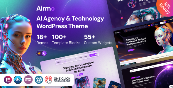 Aimo Yapay Zeka ve Teknoloji WordPress Teması v1 0 1