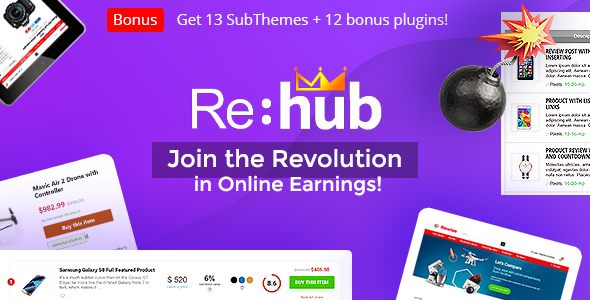 REHub WordPress Pazaryeri Teması v19 9 9