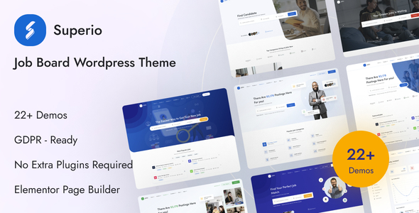 Superio WordPress İş İlanları Teması v1 3 32
