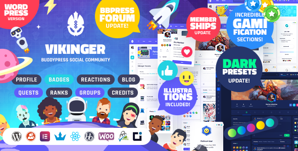 Vikinger Sosyal Topluluk ve WordPress Forum Teması v1 9 40