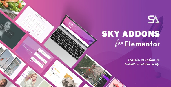 Sky Addons Pro Elementor Eklentisi v4 0 0