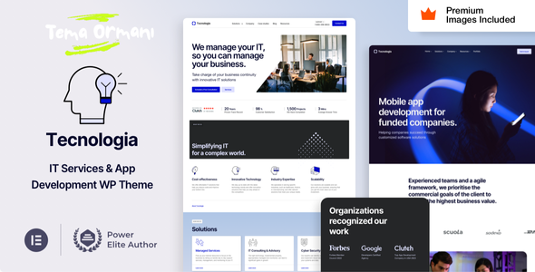 Tecnologia 8211 BT SAAS Yazılım Teknolojisi WordPress Teması v32