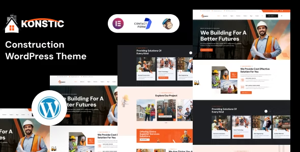 Konstic 8211 WordPress İnşaat Teması v1 0 0