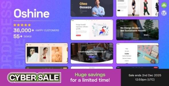 Oshine 8211 Çok Amaçlı WordPress Teması v7 2 6