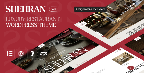 Shehran 8211 WordPress Restaurant Teması v1 0 0
