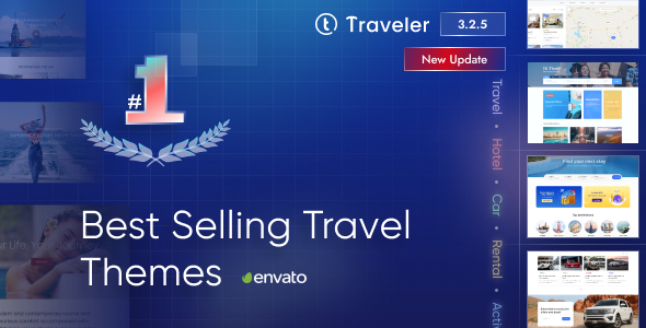 Traveler 8211 Seyahat Rezervasyonu WordPress Teması v3 2 5