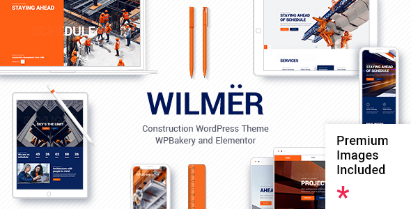 Wilmër 8211 WordPress İnşaat Teması v3 4 5