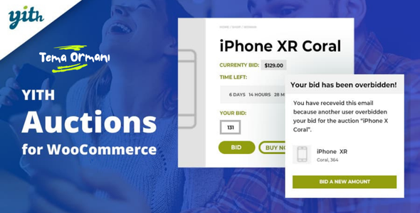 YITH WooCommerce Auctions 8211 En İyi WordPress Açık Artırma Eklentisi v4 17 0