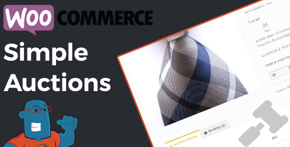 WooCommerce Simple Auctions 8211 WordPress Açık Artırma Eklentisi v3 0 6