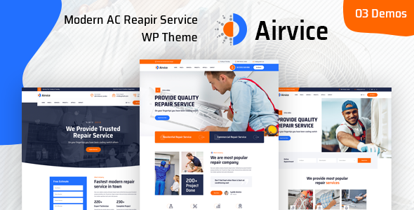 Airvice 8211 Klima Tamir Servisleri WordPress Teması RTL v1 1 8