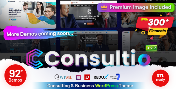Consultio WordPress Kurumsal ve Danışmanlık Teması v3 2 7