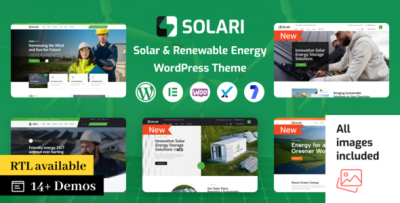 Solari 8211 Ecology 038 Solar Energy WordPress Theme v2 0 9