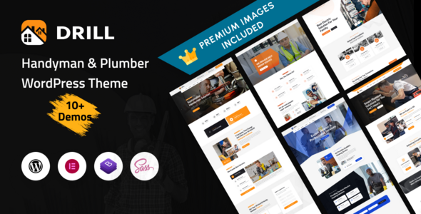 Drill 8211 Handyman 038 Plumber Services WordPress Theme v2 1 2