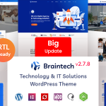 Braintech – Technology & IT Solutions WordPress Theme v2.7.8