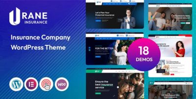 Urane Insurance Company WordPress Theme v1 2