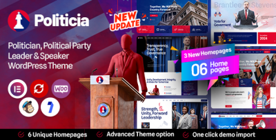 Politicia 8211 Politician 038 Speaker WordPress Theme v3 1